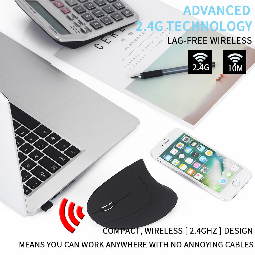 Souris ergonomique à piles – gaucher
