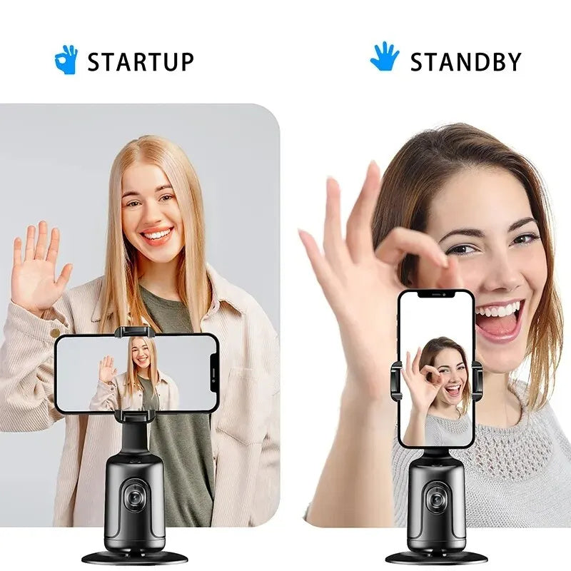Trépied suivi auto de visage 360°
